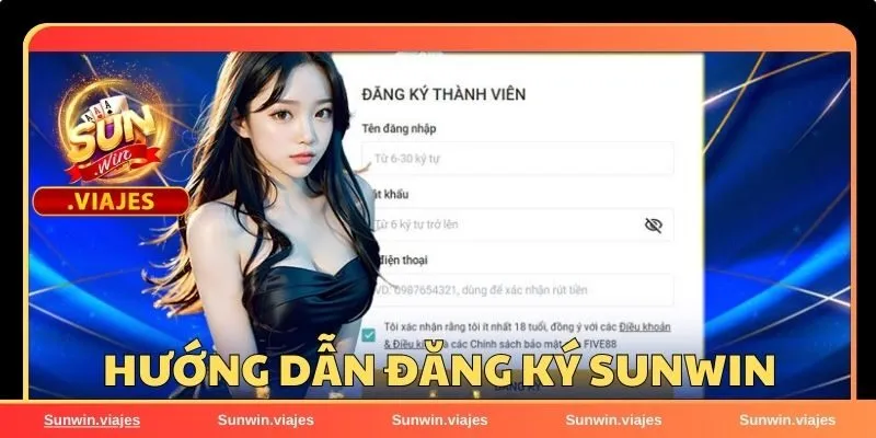 Hướng dẫn đăng ký tài khoản Sunwin Chi Tiết 2025 Dành cho Người Mới 1 Hướng dẫn đăng ký tài khoản Sunwin trên trang web